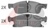 A.B.S. 37878 OE Brake Pad Set, disc brake